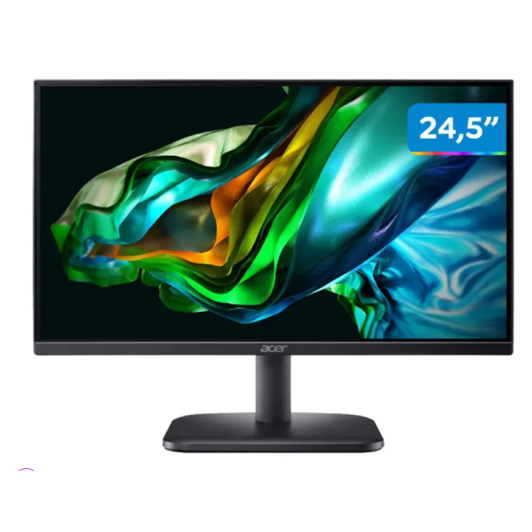 Monitor Acer Zero Frame Ek241y Fhd 23.8 Led 1x Vga 1x Hdmi