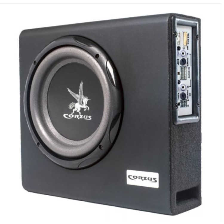 Caixa Mini Slim Cxms303 Amplificada 3 Canais Corzus 350w