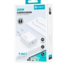 Carregador Turbo USB-C para Lightning 20W – Sumexr