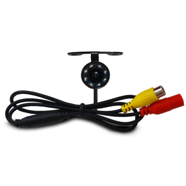 CAMERA DE RE UNIVERSAL BORBOLETA COM INFRA LED VISÃO NOTURNA 100% COLORIDA - E-TECH