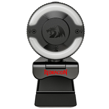 Webcam Gamer Redragon Oneshot USB com LED Integrado Full HD 1080p 30FPS