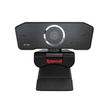 Webcam Redragon Streaming Fobos, HD 720p, 2 Microfones, Redução de Ruídos