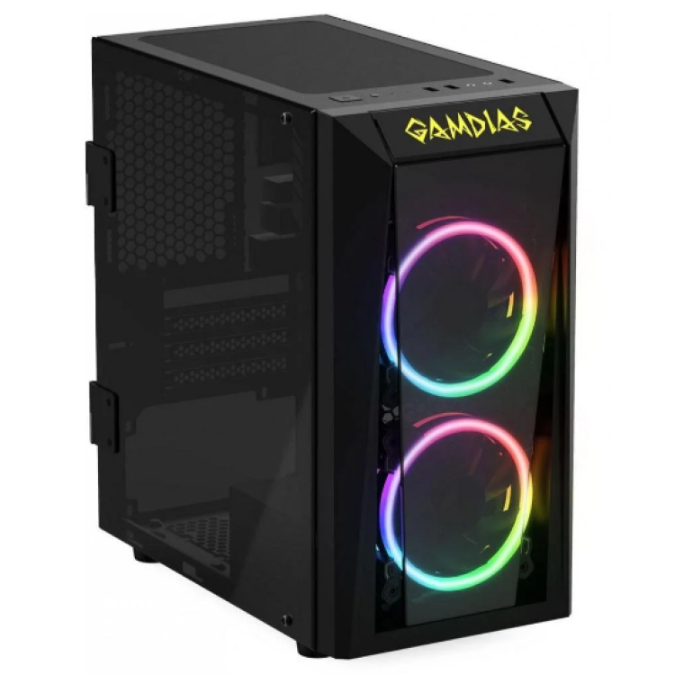 Gabinete Gamer Gamdias, Talos E1, Preto, Com Fans