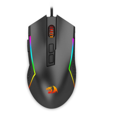 Mouse Gamer Redragon Trident Lite, RGB, 8000 DPI, 1000 Hz, Preto - M613-RGB