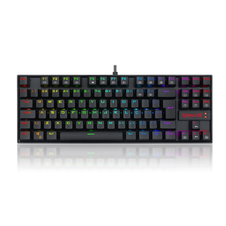 Teclado Gamer Magnético Redragon Kumara Pro V2, RGB, Switch Vermelho, ABNT2, Preto - K552RGB-PRO (PT-RED) V2 Teclado Gamer Magnético Redragon Kumara Pro V2, RGB, Switch Vermelho, ABNT2, Preto - K552RGB-PRO (PT-RED) V2