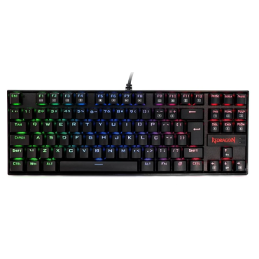 Teclado Mecânico Gamer Redragon Kumara, Anti-Ghosting, RGB, Switch Outemu Brown, ABNT2, Preto, PT - K552RGB-1 (PT-BROWN)