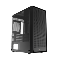Gabinete Casco Gamer Ocypus Gamma C50 BK Preto Lateral em Vidro Temperado Sem Cooler - GAMMA-C50-BKG000XX-GL