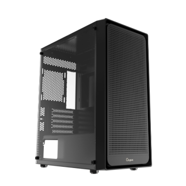 Gabinete Gamer Ocypus Gamma C50 BK Preto Lateral em Vidro Temperado Sem Cooler - GAMMA-C50-BKG000XX-GL