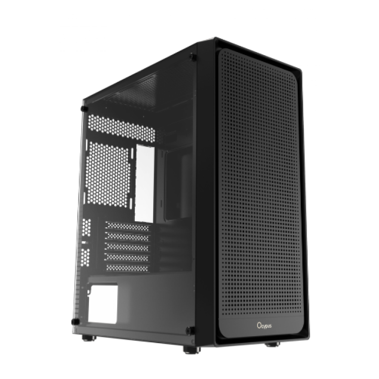 Gabinete Gamer Ocypus Gamma C50 BK Preto Lateral em Vidro Temperado Sem Cooler - GAMMA-C50-BKG000XX-GL Gabinete Gamer Ocypus Gamma C50 BK Preto Lateral em Vidro Temperado Sem Cooler - GAMMA-C50-BKG000XX-GL
