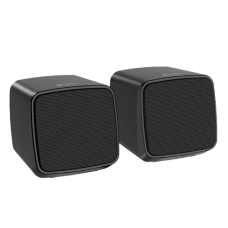 Caixa De Som C3Tech Sp-40Bk, 3 Watts Rms, Áudio 2.0, P2, Usb, Controle De Volume, Preto