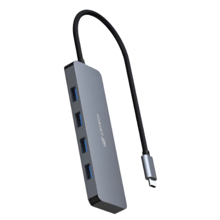 Hub Usb Tipo C 4 Portas Usb 3.0 C3tech Hu-c330gy