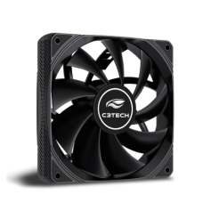Cooler Fan C3tech F9-200bk, 120mm, 4 Pinos Molex, Preto - Para Gabinete