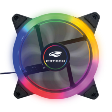 Cooler Fan F7-L130M Multicores 12CM C3Tech Gaming