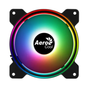 Cooler FAN AEROCOOL Saturn 12F, 120x120x25mm, DRGB, Preto - 73851