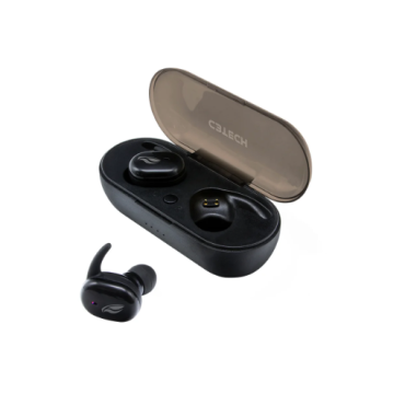 Fone De Ouvido C3tech Sem Fio Preto - Ep-tws-50bk Bt 5 Tws - C3Tech