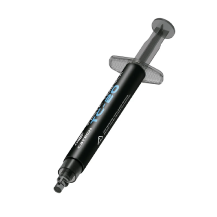 Pasta Térmica C3tech, Seringa Com 4gr, Condutividade Térmica 14,5w/m-k - Tc-20 Pasta Térmica C3tech, Seringa Com 4gr, Condutividade Térmica 14,5w/m-k - Tc-20
