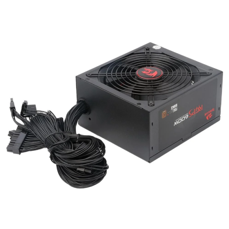 Fonte Redragon RGPS, 600W, 80 Plus Bronze, PFC Ativo, Sem Cabo, Preto - GC-PS002-1 Fonte Redragon RGPS, 600W, 80 Plus Bronze, PFC Ativo, Sem Cabo, Preto - GC-PS002-1