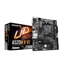 Placa-Mãe Gigabyte A520M K V2 Rev. 1.0, AMD, Micro ATX, DDR4, Preto - A520M K V2