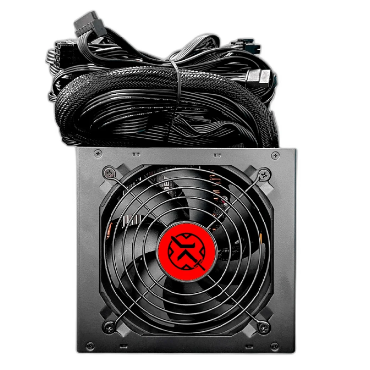 Fonte Gamer Kalkan, 650W, 80 Plus Bronze, PFC Ativo, Preto - MP-0750W-B Fonte Gamer Kalkan, 650W, 80 Plus Bronze, PFC Ativo, Preto - MP-0750W-B