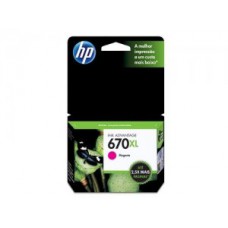 Cartucho Original HP 670XL - Magenta