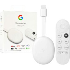 Chromecast 4 Branco 4K hdmi com Google TV