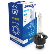 LÂMPADA XENON D4S 4300K 35W 12V SHOCKLIGHT