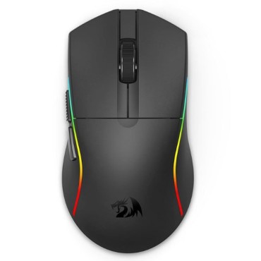 Mouse Gamer Redragon Deicide Standard, RGB, 24000DPI, 5 Botoes, Wireless, Preto, M816-STD