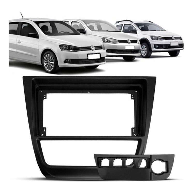 MOLDURA 2 DIN GOL G6 VOYAGE   BLACK PIANO ref 4287 4267