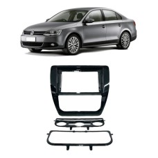 Moldura 9 Polegadas Multimidia Jetta 12/18 Black Piano