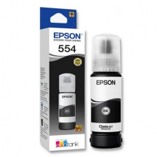 Refil de Tinta Epson T554 T554120 Preto para L3150 L3110 L5190 65ml
