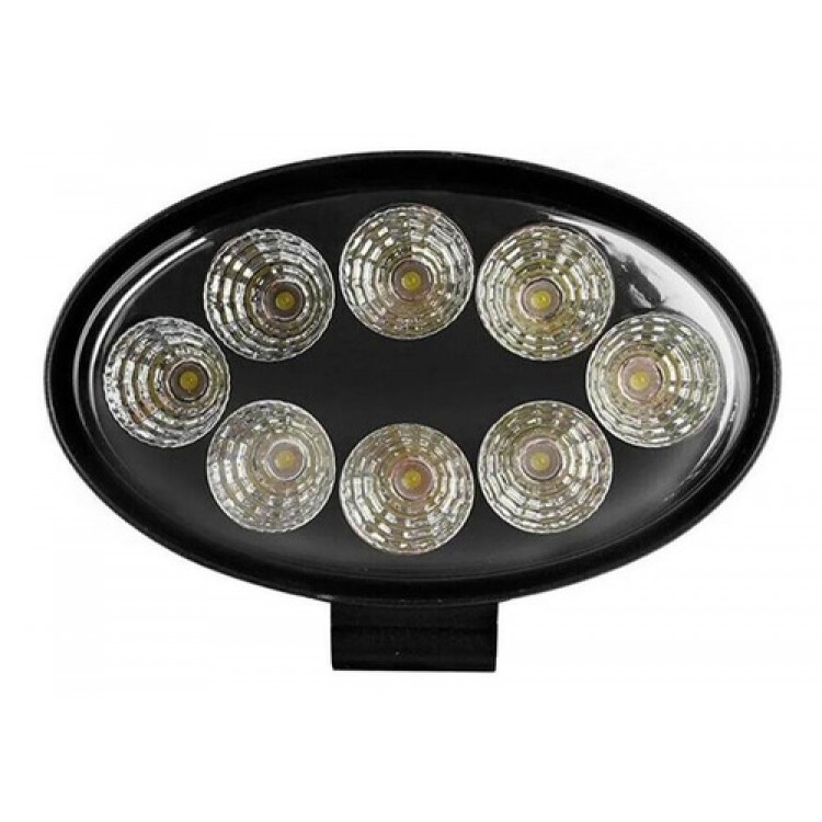 Farol Auxiliar de Led Milha 24w 8 Leds Oval - Lumi