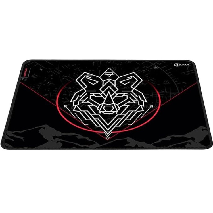 Mousepad Gamer Kalkan Lupus L Speed Preto 500x400x4mm KLK00065 Mousepad Gamer Kalkan Lupus L Speed Preto 500x400x4mm KLK00065
