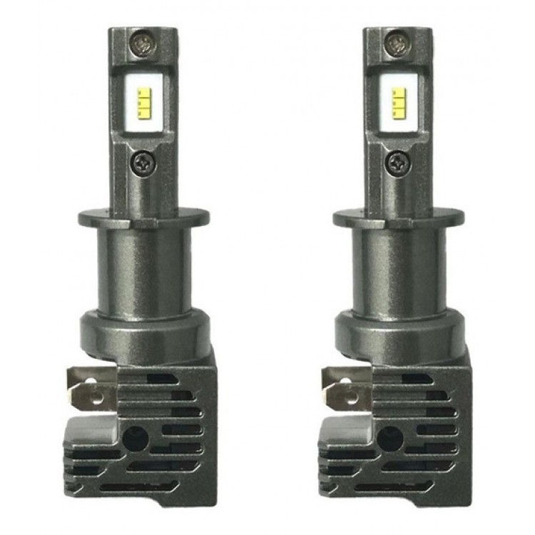 Par de Lâmpadas Ultra LED Compact Tiger Auto H3