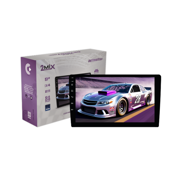CENTRAL MULTIMIDIA 2MIX ANDROID 9″ POLEGADAS 64GB DETROIT