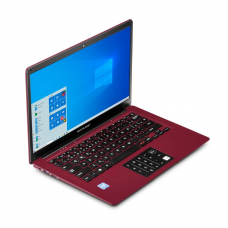 Notebook Multilaser Legacy Cloud, com Windows 10 Home, Processador Intel Quad Core, Memoria 2GB 32GB, Tela 14,1 Pol. HD, Vermelho - PC133