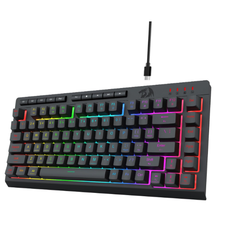 Redragon Teclado Gamer K524 Rgb Com Fio