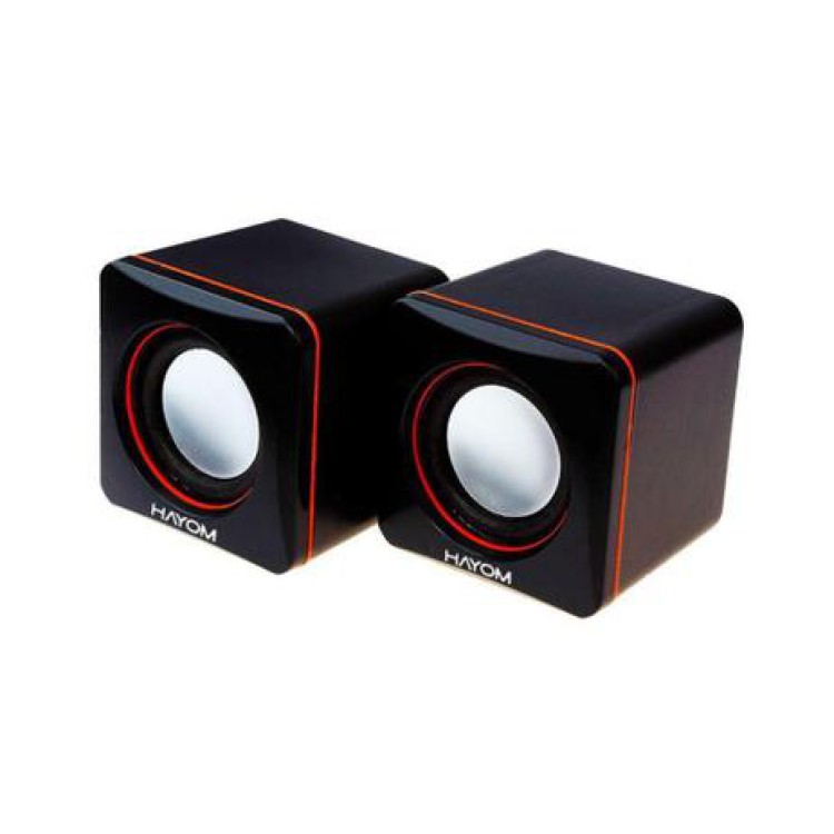 Caixa De Som Hayom Km-2501 Preta 6w Rms