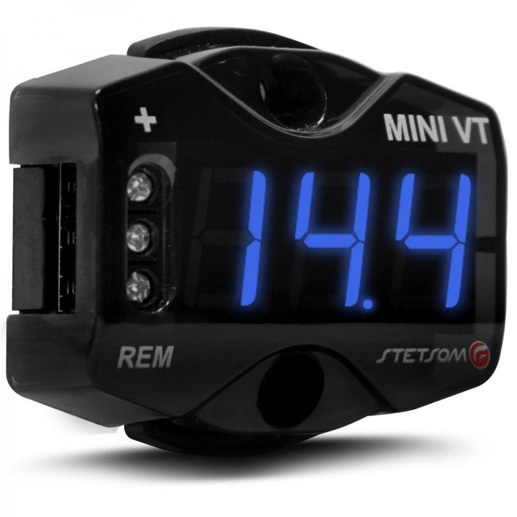 Voltímetro Mini Stetsom Mini Vt Medidor De Bateria Digital