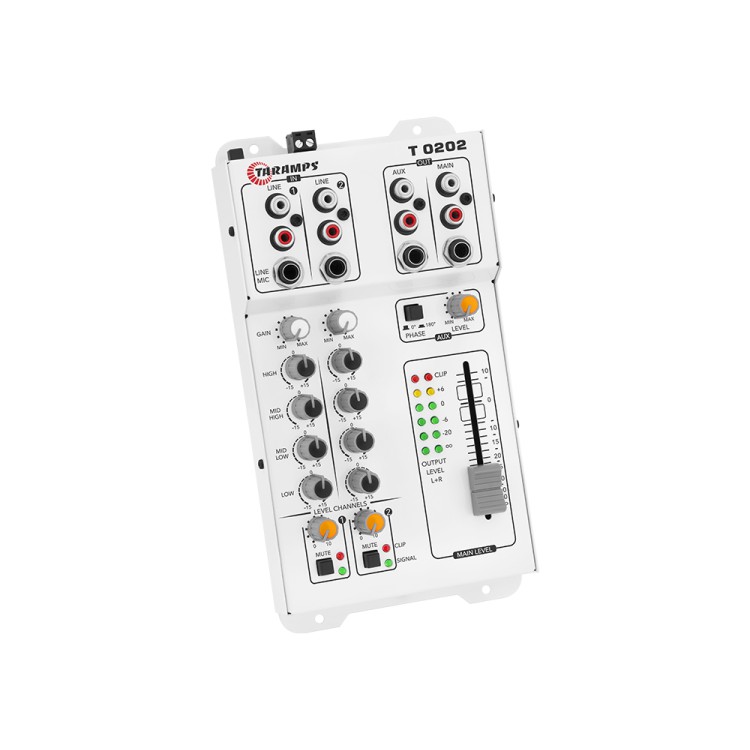 Mesa de Som Automotivo Taramps T 0202 2 canais Mesa de Som Automotivo Taramps T 0202 2 canais