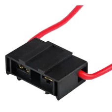 CHICOTE PORTA FUSÍVEL MAX DE LÂMINA COM FIO 4MM 2V POR UNIDADE.