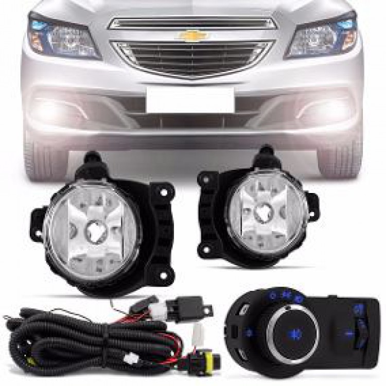 Kit Farol de Milha Onix/ Cobalt/ Sonic/ Spin/ Prisma 2013-2016