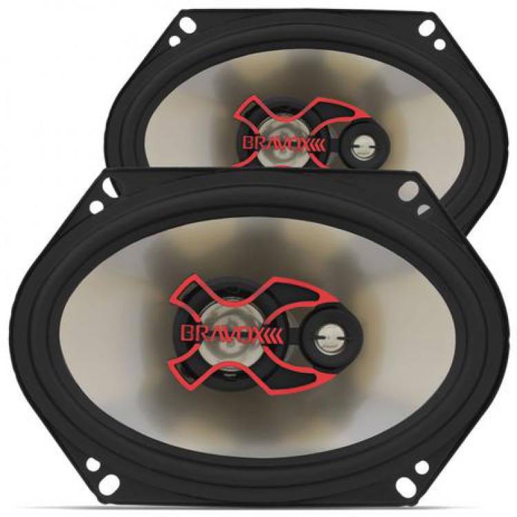 Bravox Triaxial B3x57x 5x7 Polegadas Par Auto Falante 160w