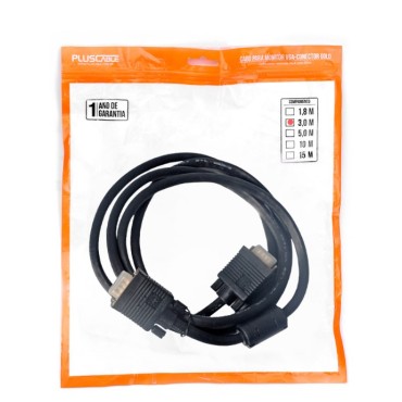 Cabo VGA SVGA 3M PC-MON3002 PlusCable
