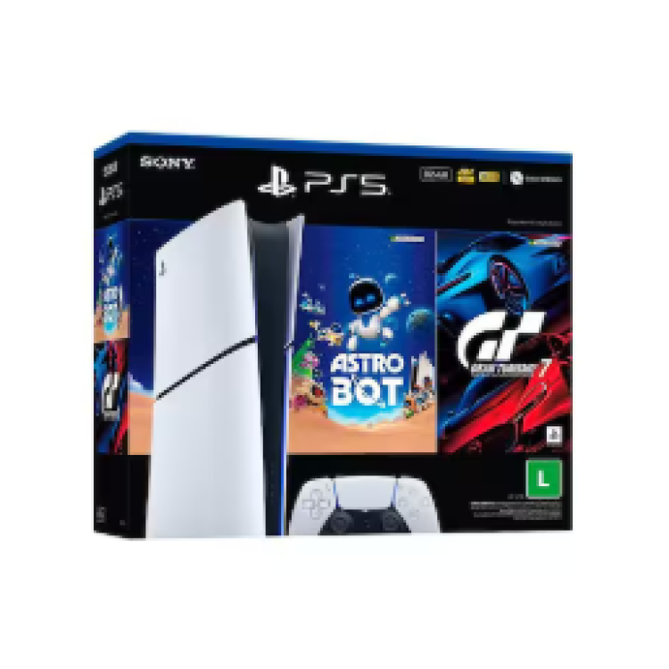 CONSOLE PLAYSTATION 5 MIDIA DIGITAL 825GB + 1 CONTROLE + 2 JOGOS CONSOLE PLAYSTATION 5 MIDIA DIGITAL 825GB + 1 CONTROLE + 2 JOGOS