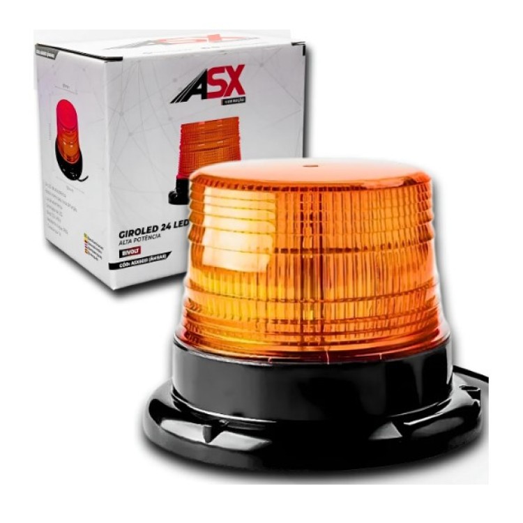 Giro Flex 24 LED Bivolt 12/24v ASX LARANJA
