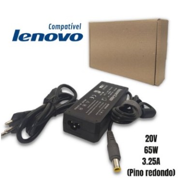 FONTE DE NOTEBOOK COMPATIVEL LENOVO 65W 20V 3.25A (7.9X5.5) D-538A/KP-LO65B