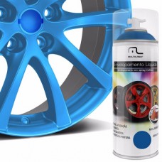 Spray Envelopamento Liquido Azul Fluorescente 400ml Multilaser