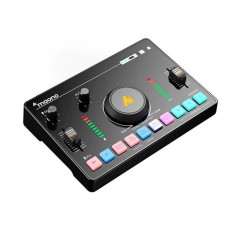 Mesa De Som Stream Deck Maono Caster C2 Neo Preto Bluetooth 