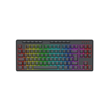 Teclado Gamer Redragon Shiva 87, RGB, Membrana, TKL ABNT2, USB, Preto, K516-RGB