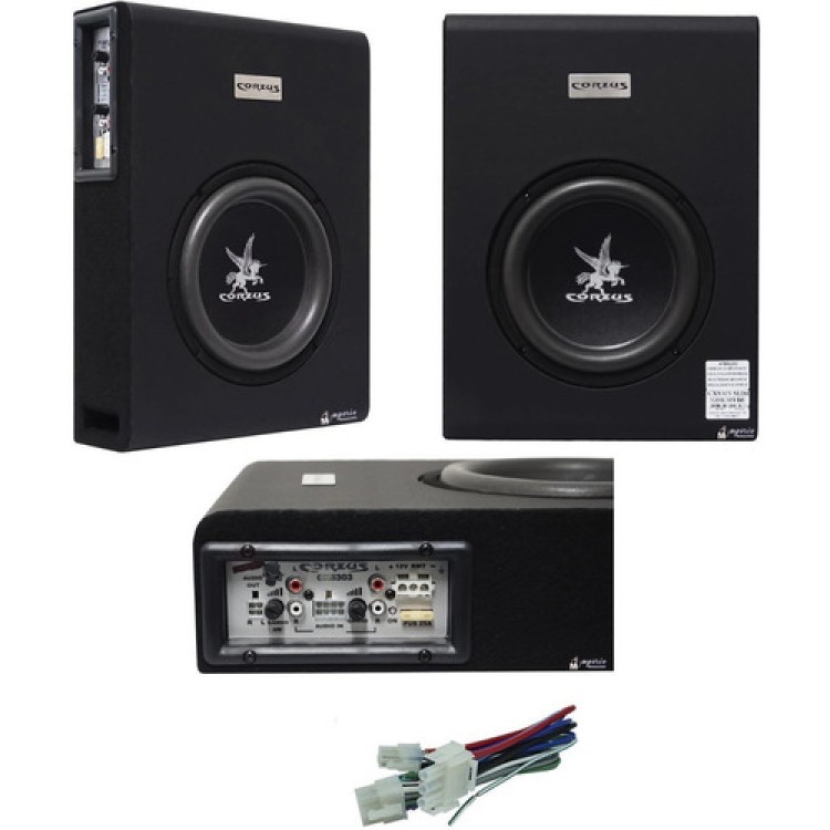 Caixa Slim Corzus Cxs303 Amplificada 8'' 3 Canais 350w